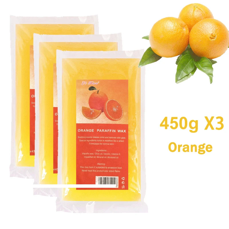 Peel-Off Hand & Foot Wax Mask – SPA Nourishing Gloss 200g/450g Hand & Foot Wax Mask Zpaxo 450gHW-OrangeX3