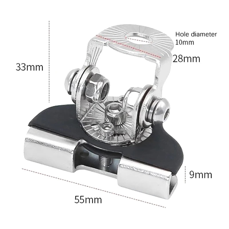 1 Car LED Light Bar Mounting Bracket Work Clamp Holder Hood Fog Lamp