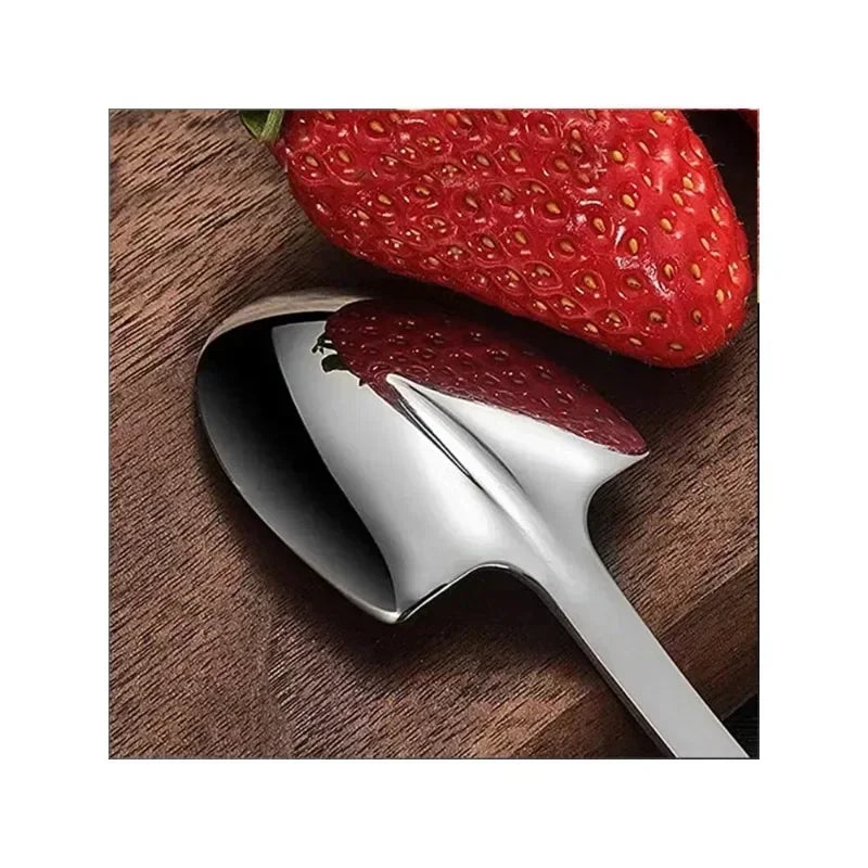 4-Piece Shovel Teaspoon Set – Stainless Steel Dessert Spoons Novelty Teaspoon Set Zpaxo