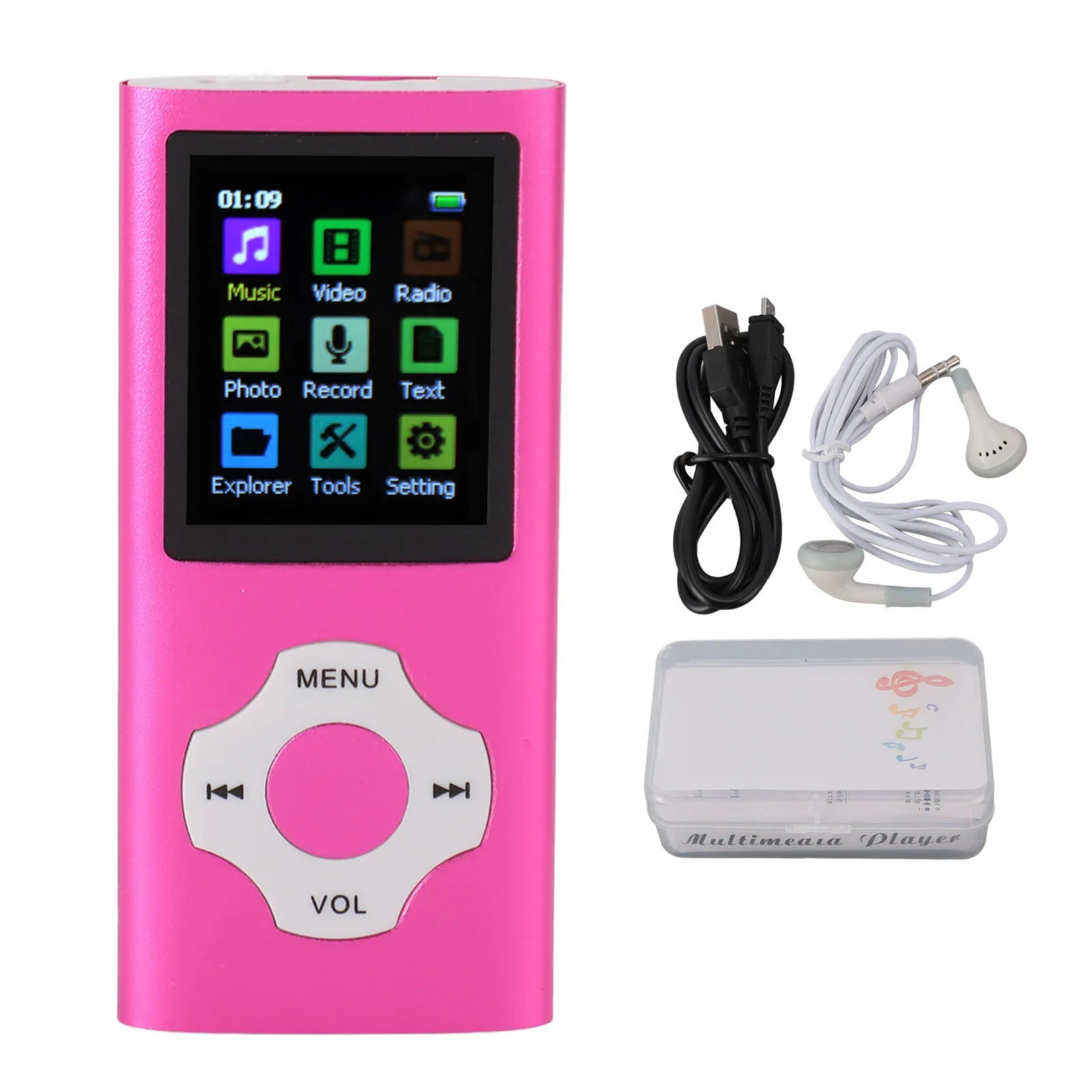MP3 Player Hifi Lossless Rechargeable Screen Portable Music