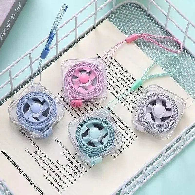 Cute Macaron Mini Retractable Measuring Tape Portable Soft Body