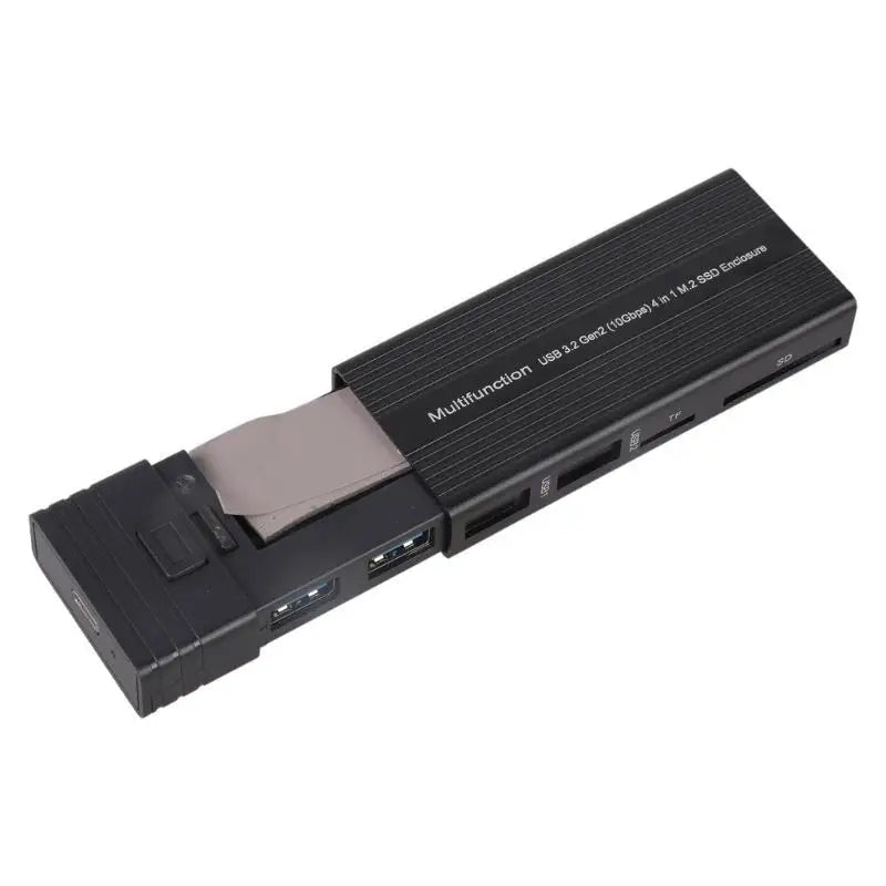 652F SSD Case NVMe Enclosure to Type-C Enclosure SSD Adapter Dual-protocol NVMe SSD Disk Box Enclosure Case Zpaxo