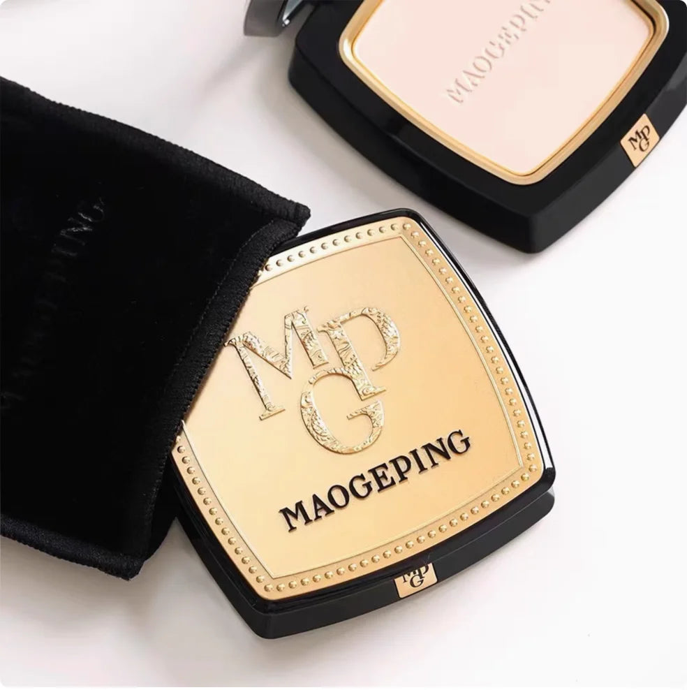 MAOGEPING Luminous Light Veiling Pressed Powder Delicate Fitting Zpaxo