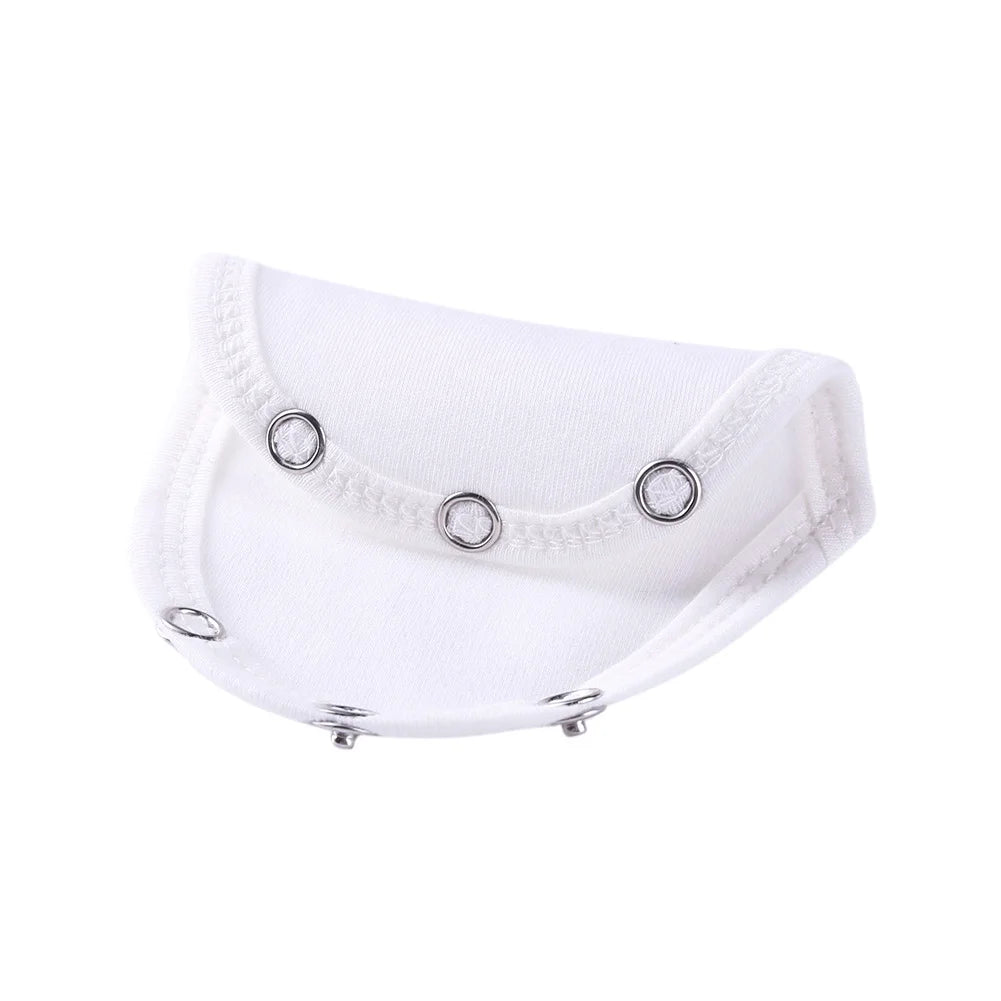 1-5PCS Baby Romper Partner Lengthen Pads Super Utility Bodysuit Diaper Jumpsuit Lengthen Extend Film Baby Infant Romper Partner Zpaxo White 1PCS