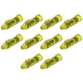 1- Underwater Mini Fish Attraction Indicator Lure LED Flashing Light Zpaxo Yellow 10PCS