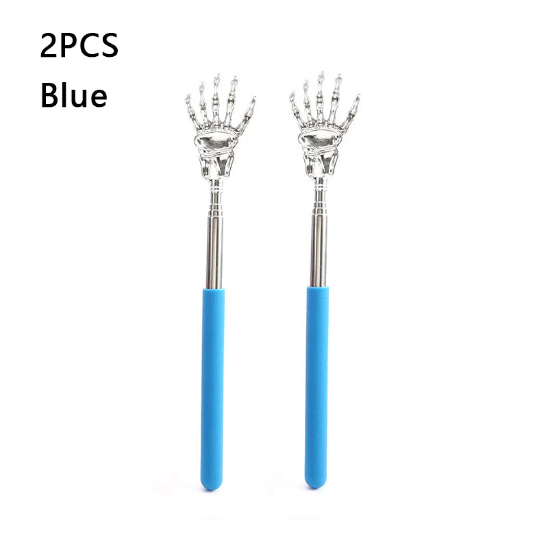 1 Massager Back Stainless Steel Scratcher Ghost Hand Telescopic
