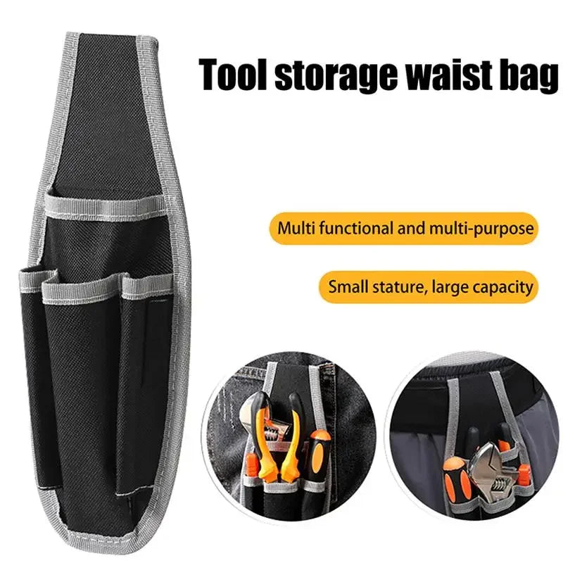 Electrician Pocket Storage Bag Multifunctional Tool Waist Bag Portable Tool Bag Screwdriver Kit Holder Maintenance Tool Pouch Zpaxo