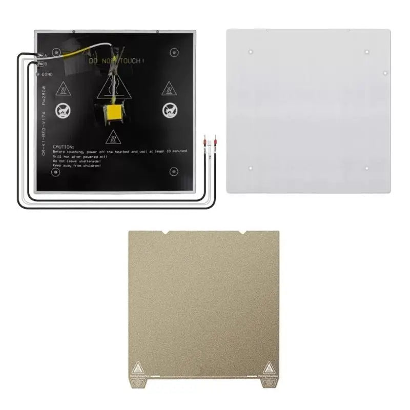 652F Printer Heated Bed Spring Steel Sheet 235X235mm Metal Build Plate Optional Base for K1 Enhances Stability Zpaxo