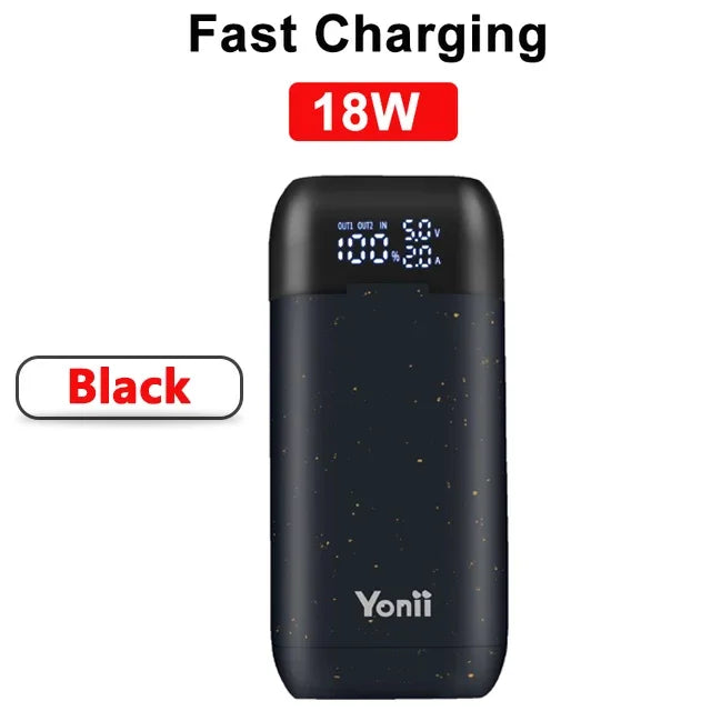 Portable 18650 Battery Charger Case DIY Power Bank Box QC3 0 PD 18W