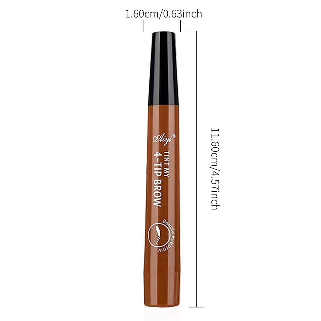 4 fork microblading eyebrow pencil waterproof eyebrow pencil natural long-lasting eyebrow makeup five colors Zpaxo