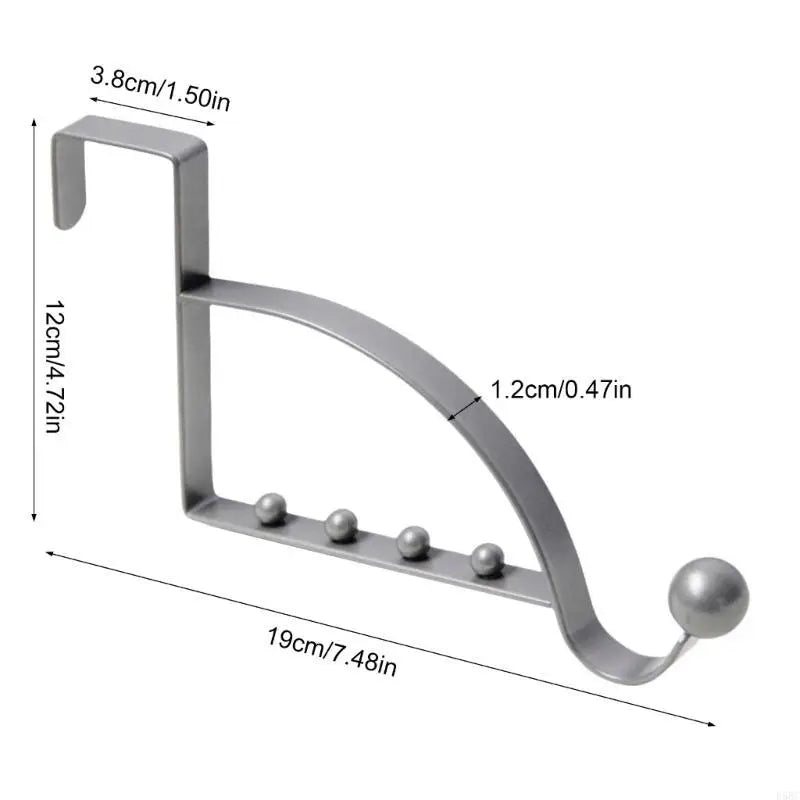 Over The Door Hooks for Hangers Strong Over Door Hook for Hanging Clothes,Towels,Robes,Hats,Bags Scarves and More Zpaxo
