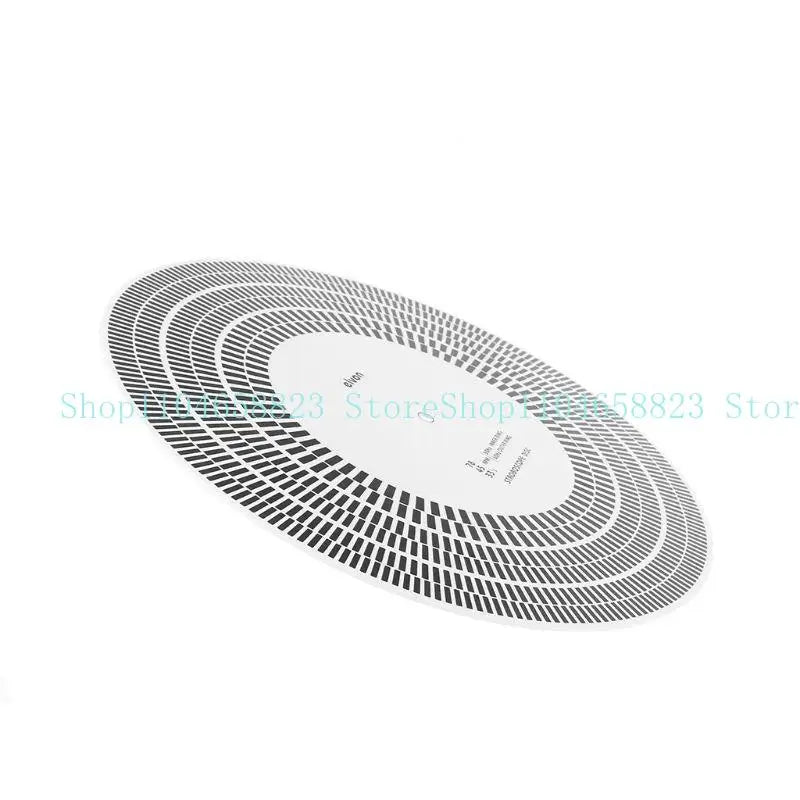 Double-sided Tachometer Turntable Calibration Disc Plastic Material Zpaxo