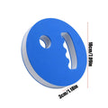 2-Pack EVA Foam Water Exercise Discs – Aqua Hand Paddles Aqua Exercise Paddles Zpaxo Blue