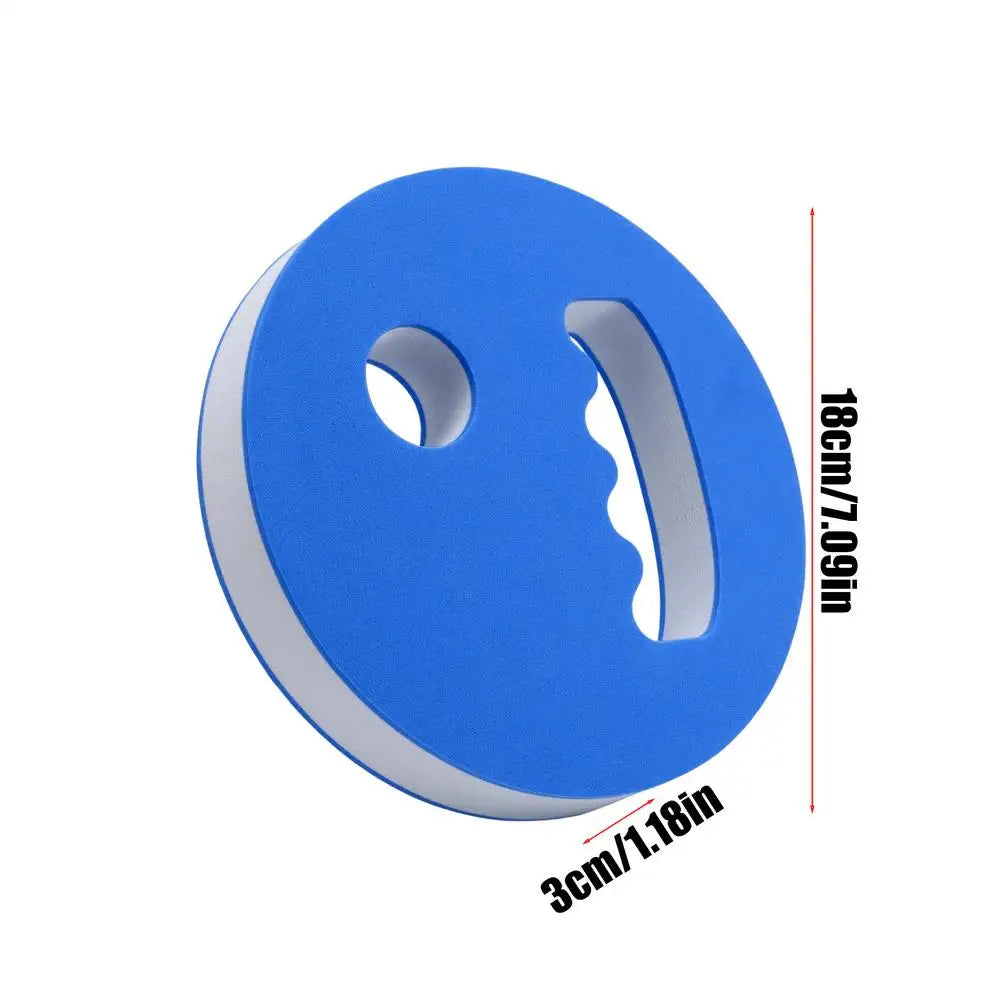 2-Pack EVA Foam Water Exercise Discs – Aqua Hand Paddles Aqua Exercise Paddles Zpaxo Blue