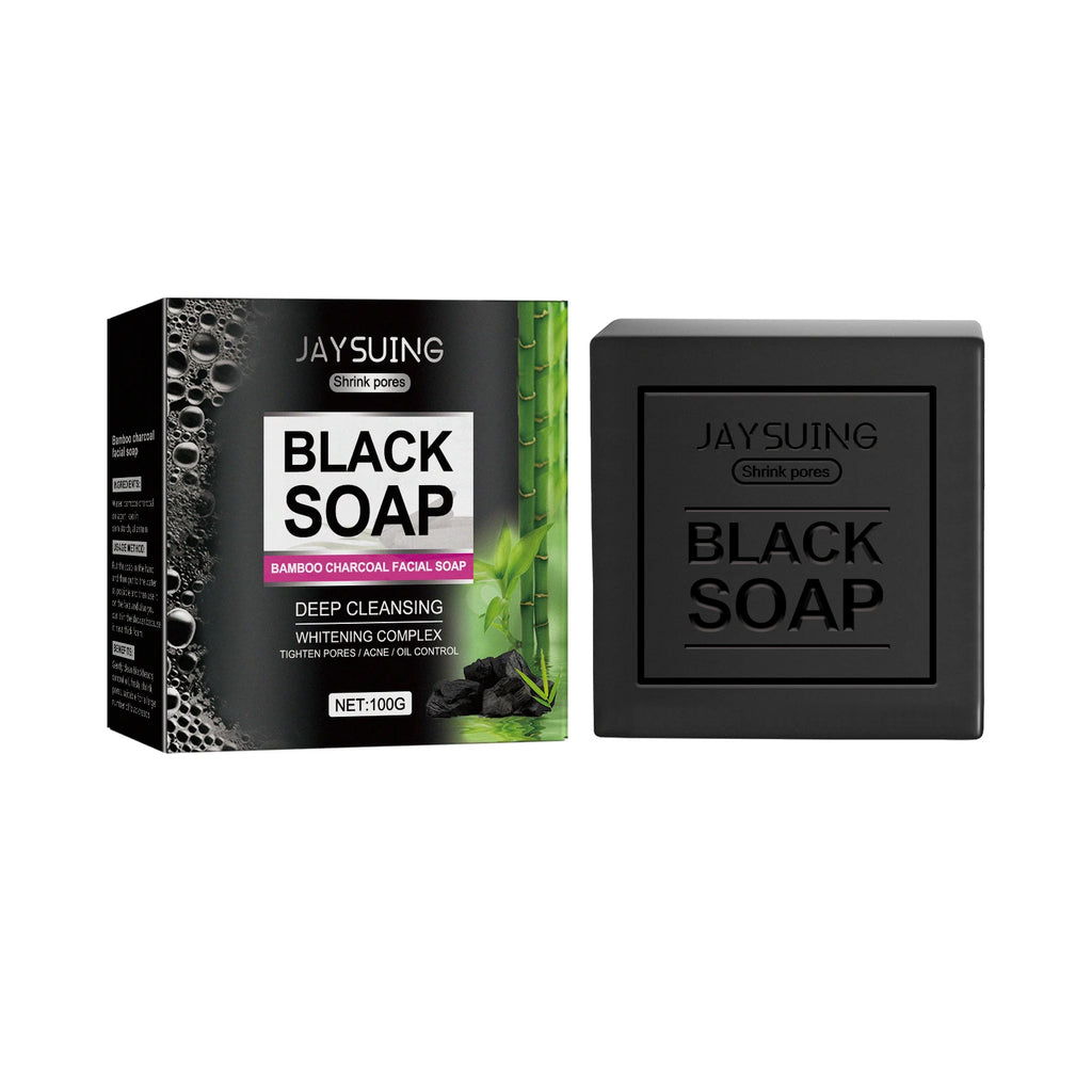 Bamboo Charcoal Face Soap – Deep Cleansing & Blackhead Remover Facial Cleansing Soap Zpaxo 100g
