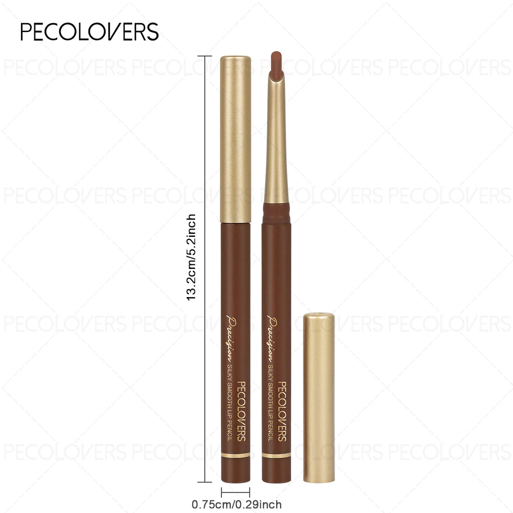 1PC Waterproof Matte Lip Liner -like Effect Pencil Long-Lasting Non-Staining Moisturizing Lip Makeup for All Skin Types Zpaxo