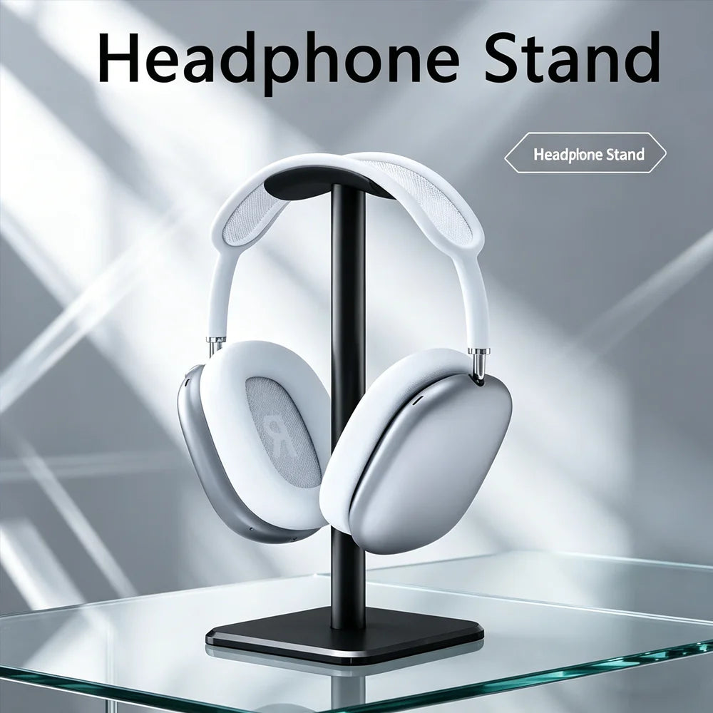 Universal Headphone Stand & Headset Holder – Black or White Headphone Stand Zpaxo