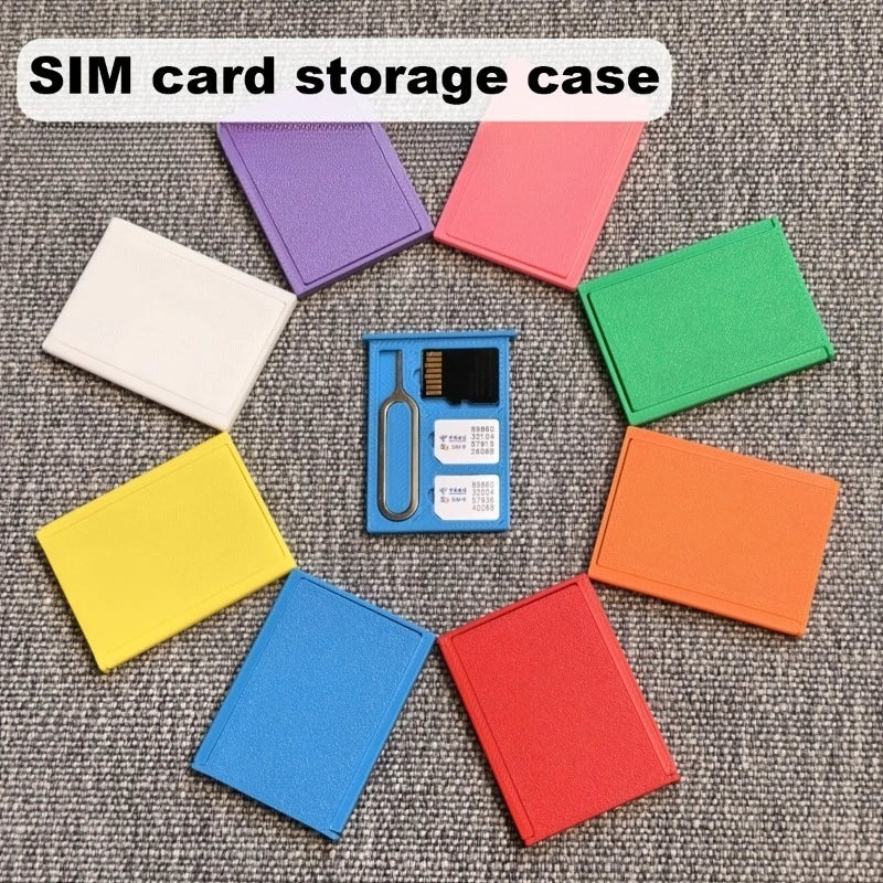 Designed Be Secure Portable Mini SIM Card Storage Box Shockproof