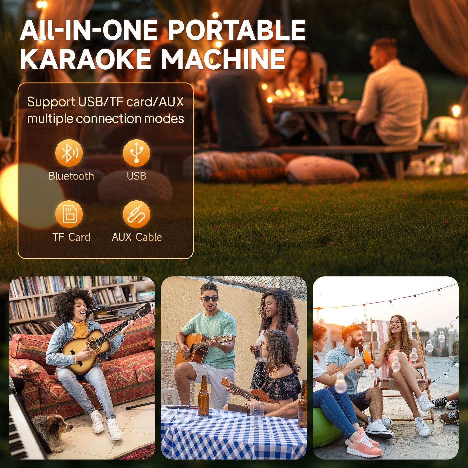 Tx06Karaoke Bluetooth Speaker Microphone High-power Karaoke Outdoor