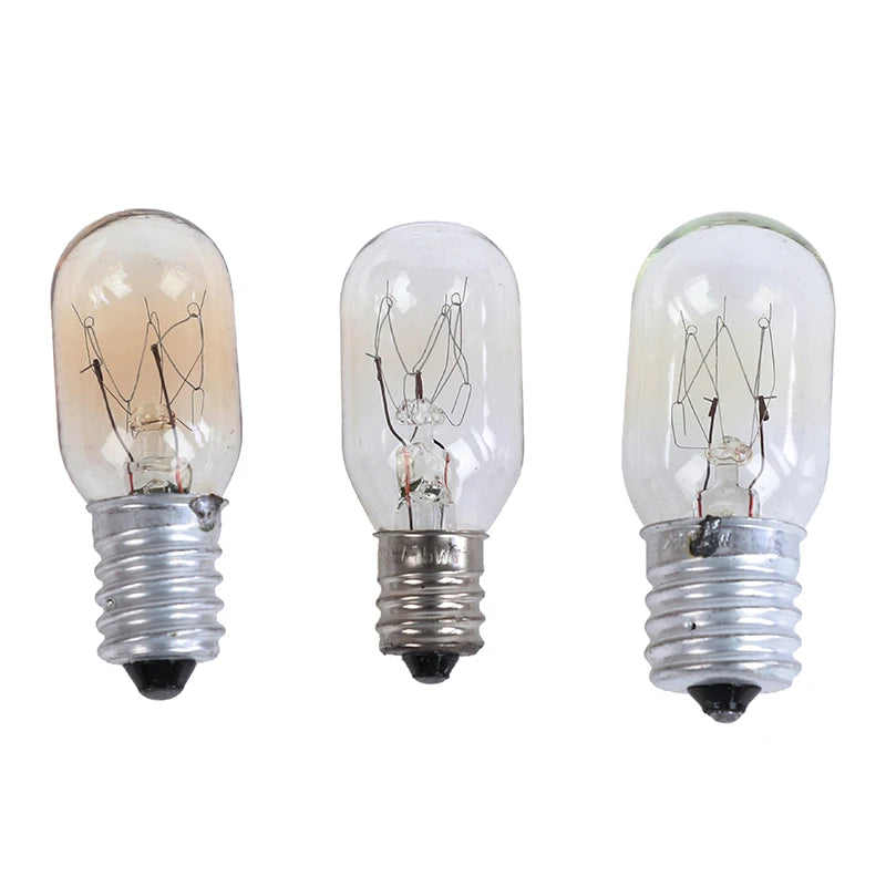 15w Refrigerator Bulb Microwave Light E12 E14 E17 Toaster Steam 230V