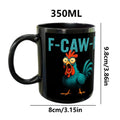 Chicken Mug Funny Rooster Coffee Cup Ceramic Novelty Christmas Tea