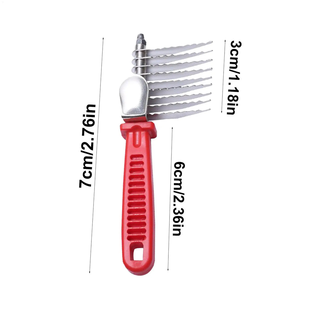 Gentle Detangling Comb for Dogs Grooming Comb Brush Pet Hair Removal Smooth Mat Brush Supplies Cats Dematting Tools for Indoor Zpaxo