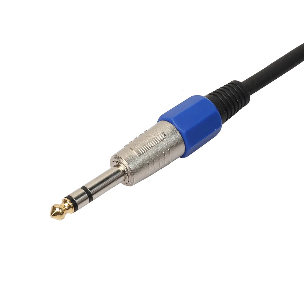 3P XLR Male Jack to 1/4 6.35mm Female Plug Stereo Microphone Adapter Cable Zpaxo