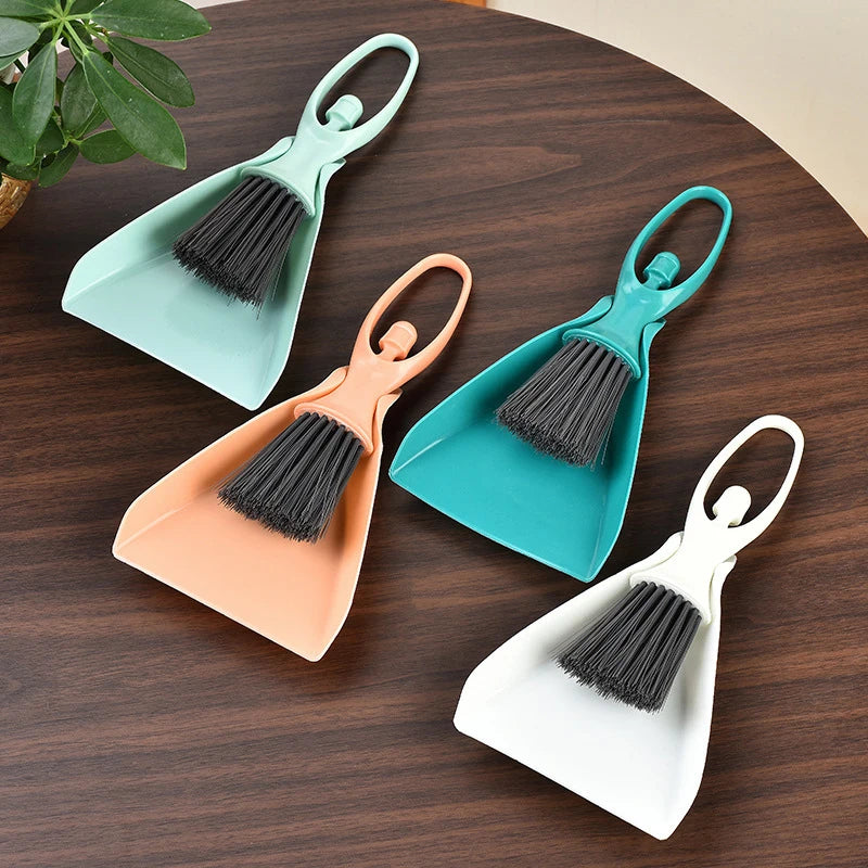 Mini Broom Dustpan Set Desktop Clean Brushes Table Keyboard Drawer Corner Clean Tool Household Cleaning Tools Small Gap Brush Zpaxo