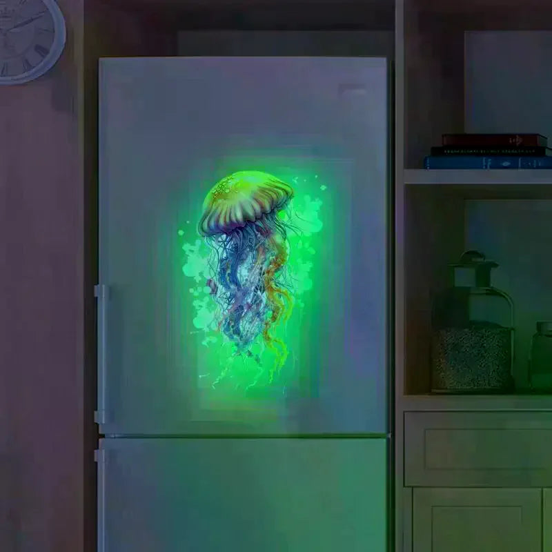 Creative Self-adhesive Wall Decal Bathroom Waterproof Luminous Decals Zpaxo