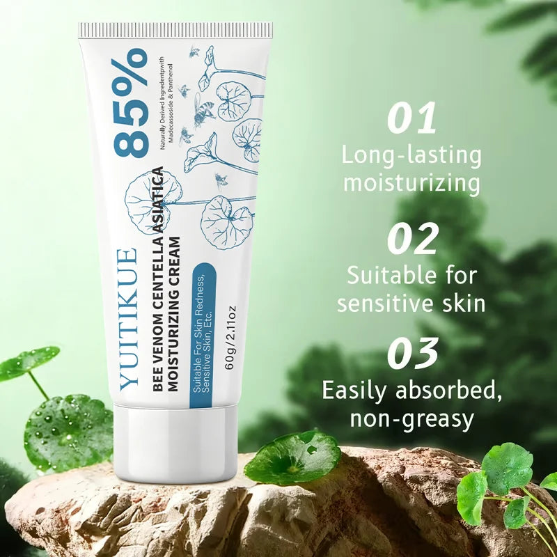 YUITIKUE Bee Venom Centella Asiatica Cream | Moisturizer 60g Face Moisturizer Cream Zpaxo