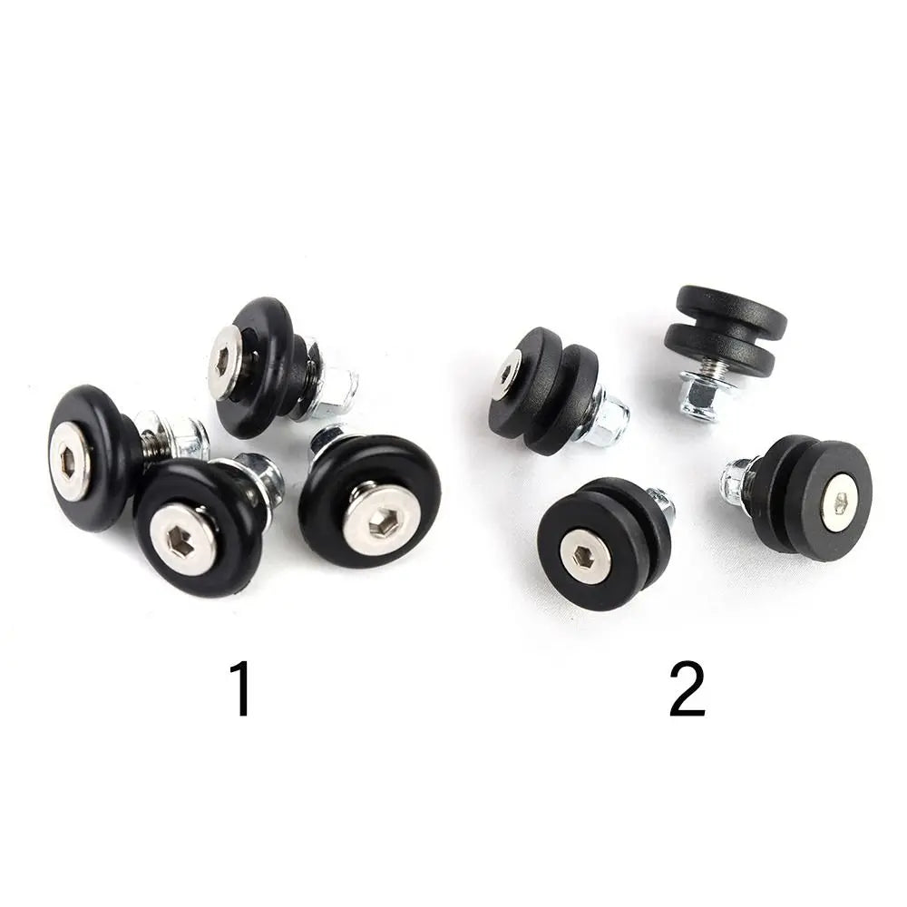 4-Pack Motorcycle Tailbox Buckle Rear Luggage Bushing Spacers Luggage Mounting Spacers Zpaxo