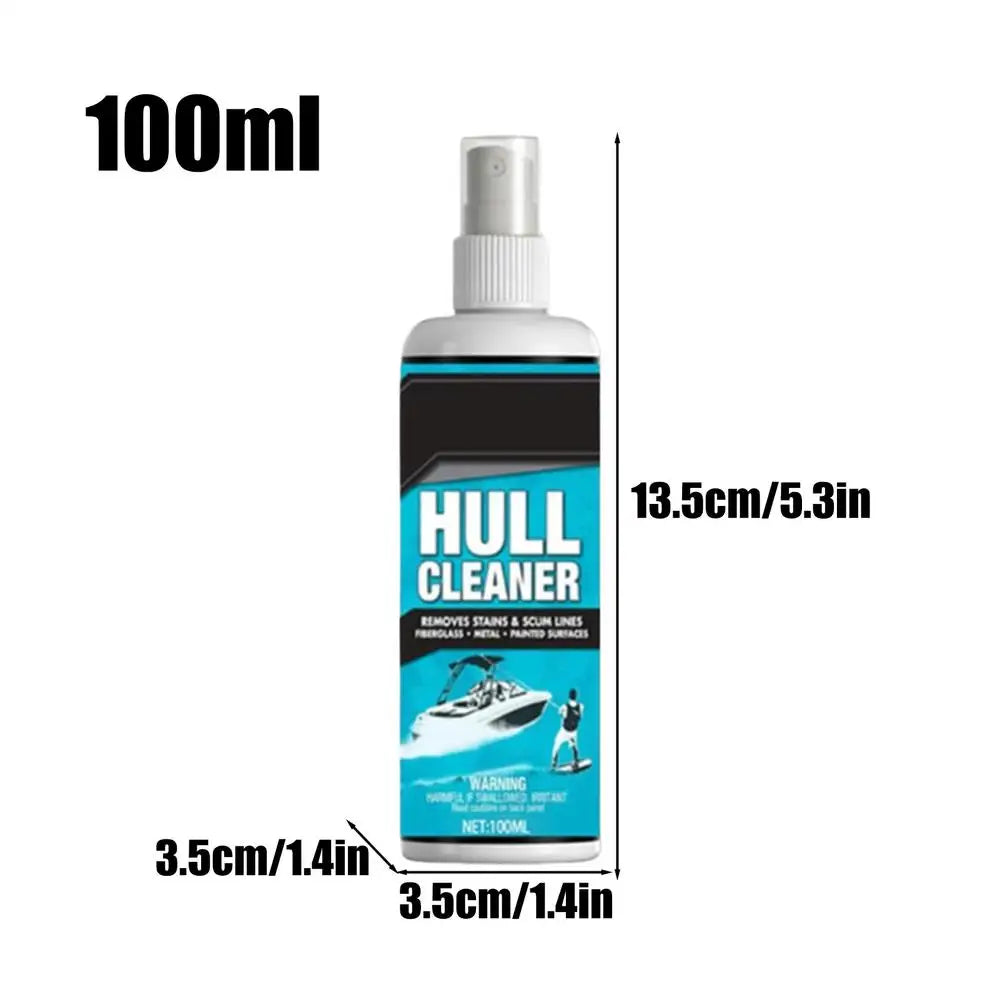 Boat Cleaner Rust Stain Remover Waterline Grime Cleaning Spray Marine