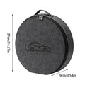 New Energy Vehicle Charging Gun Storage Bag Portable EV Charger Cable Bag Waterproof Auto EV Charging Jumper Storage Bag Zpaxo A