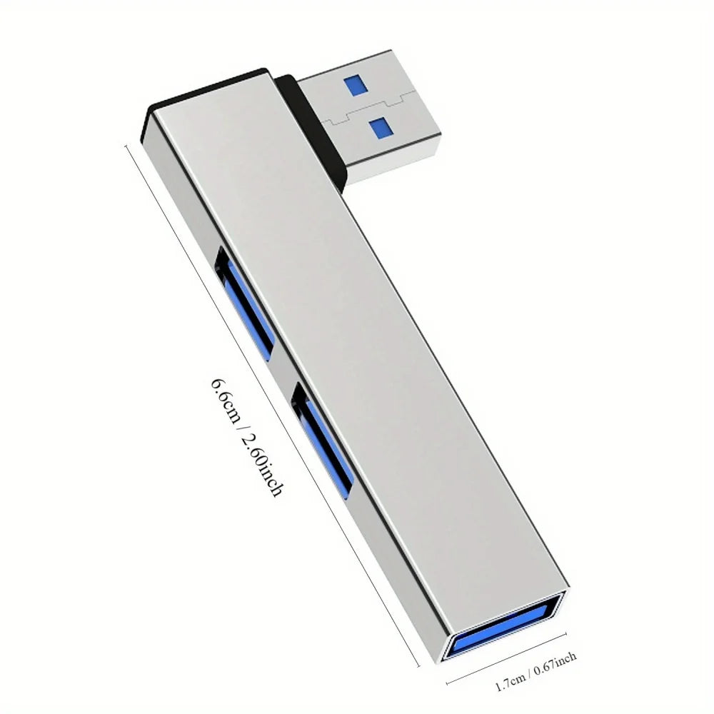 3-in-1 USB Type-C Hub OTG – USB 3.0/2.0 Portable Docking Station USB Hub Adapter Zpaxo