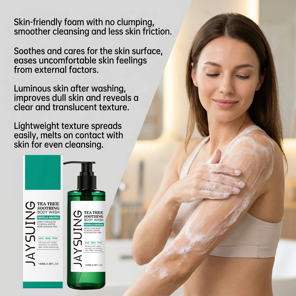 Centella Tea Tree Body Wash – Soothe & Repair Skin Barrier Body Wash Shower Gel Zpaxo