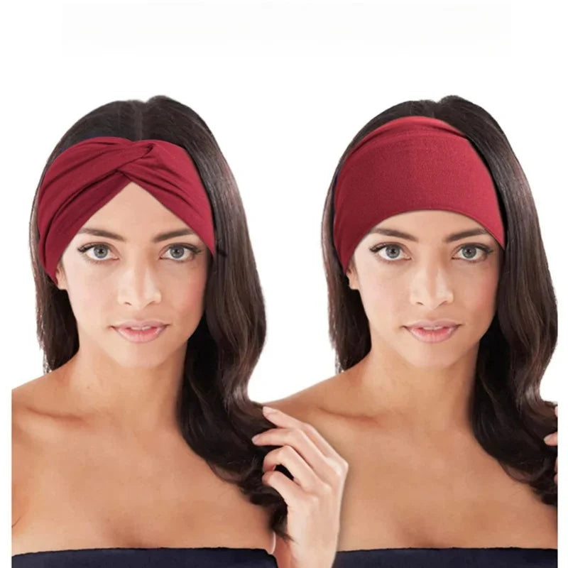 Sports headband for ladies, wide yoga elastic headband, running hair band, sports hair accessory, headwear Zpaxo