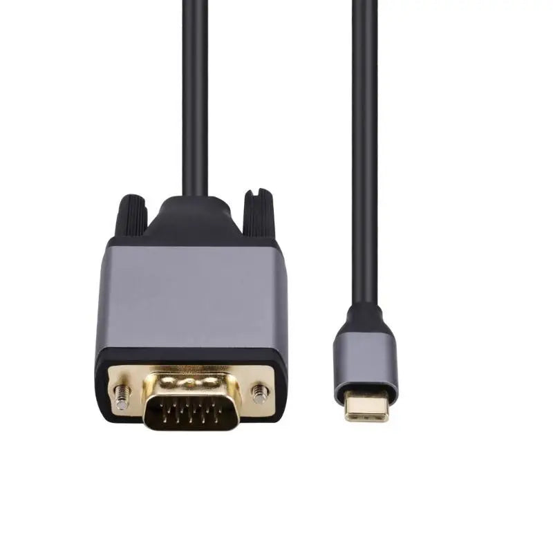 652F USB C to VGA Cable 5.91ft Type C to VGA Converter for Home and Office Use Zpaxo