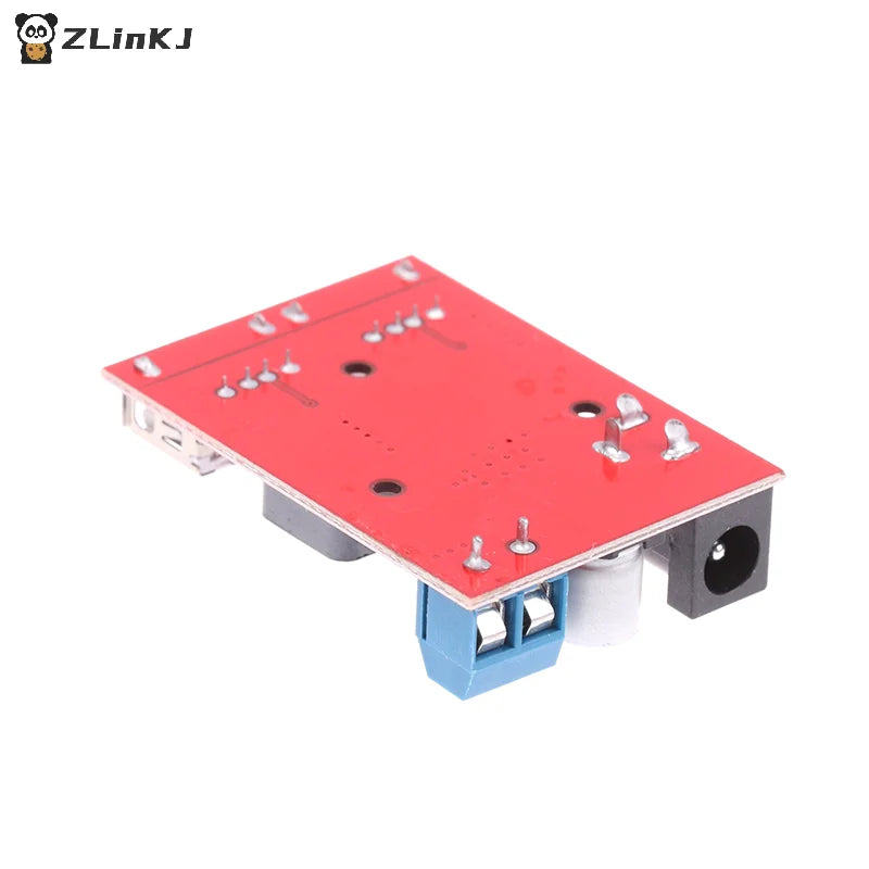 ▶DC 9V 12V 24V 36V To 5V 3A Double USB Charge DC-DC Step-down Converter Car Charging Solar 3A Voltage Regulated Power Module Zpaxo