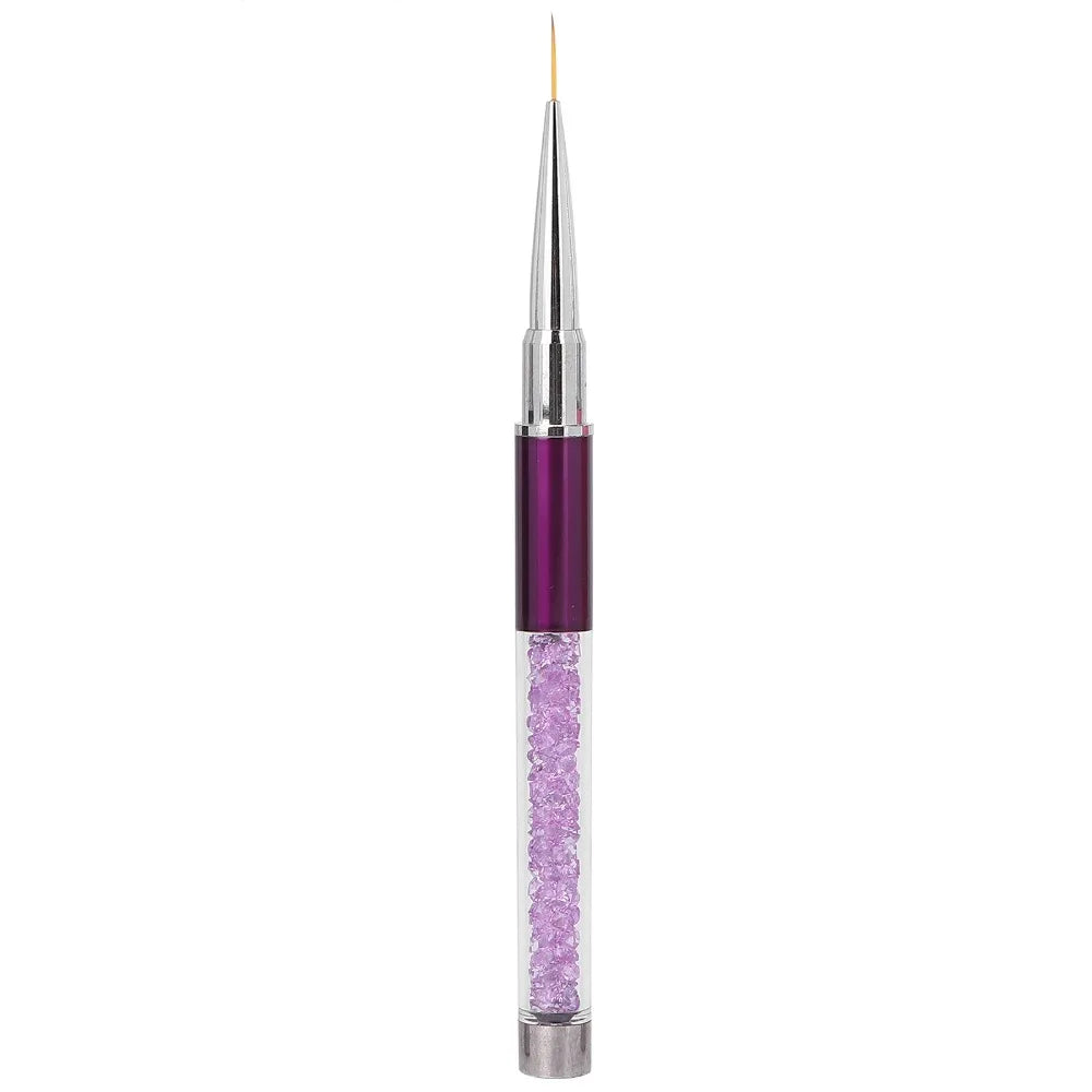 Ultra Fine Tip Nail Art Liner Brushes Precision Detailing Durable Zpaxo