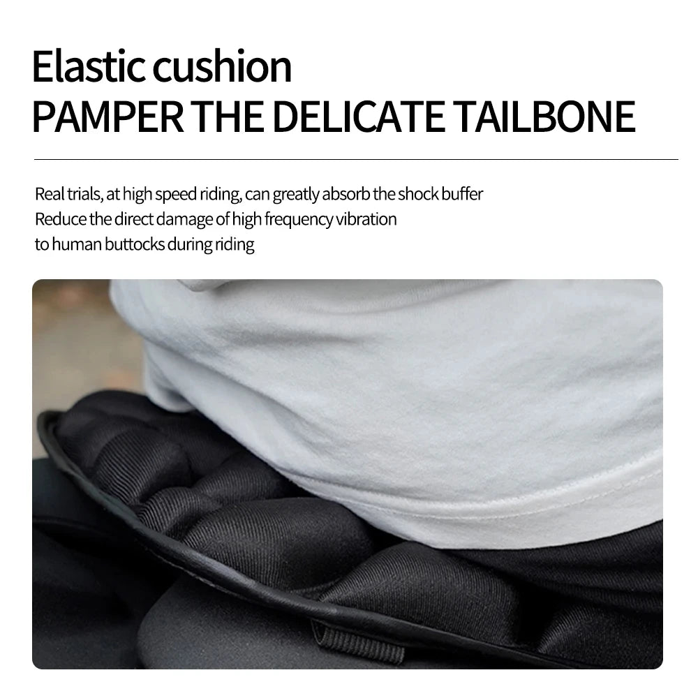 Motorcycle Seat Pad 3D Comfort Gel Cushion Breathable Universal Shock