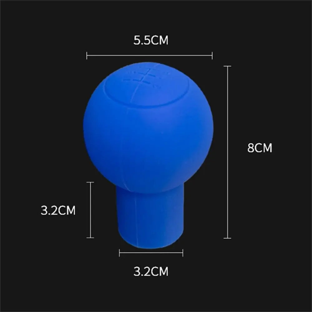 Soft Automatic 5 Gear Manual Silicone Stick Lever Shell Shift Knob Zpaxo