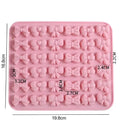 Bow Silicone Molds 6 Different Shapes 36-Cavity Chocolate Fondant Zpaxo Pink