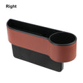 Car Organizer Leather Seat Gap Storage Box Slit Charging Hole