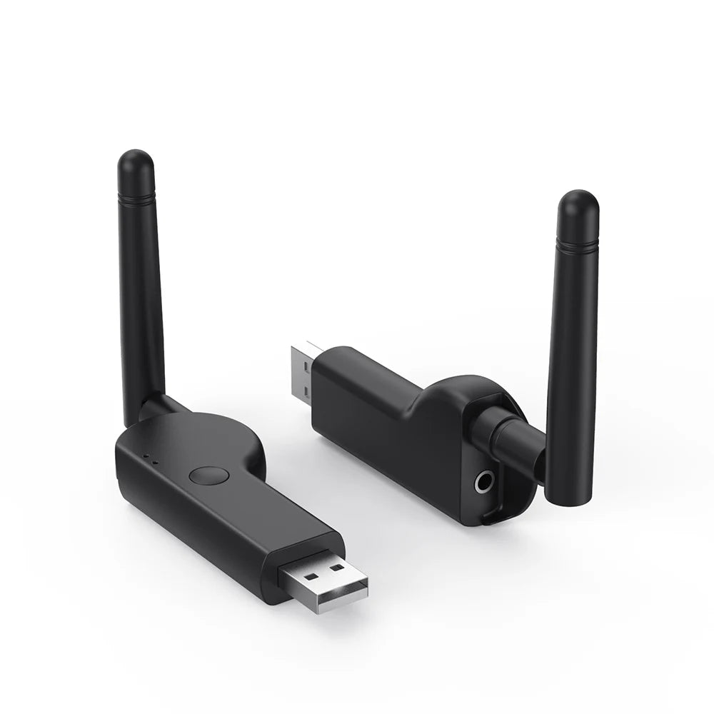 TX19 USB Bluetooth-Compatible 5.2 Audio Transmitter for Computer TV Transmitter External Antenna USB 3.5mm AUX Audio Adapter Zpaxo Default Title
