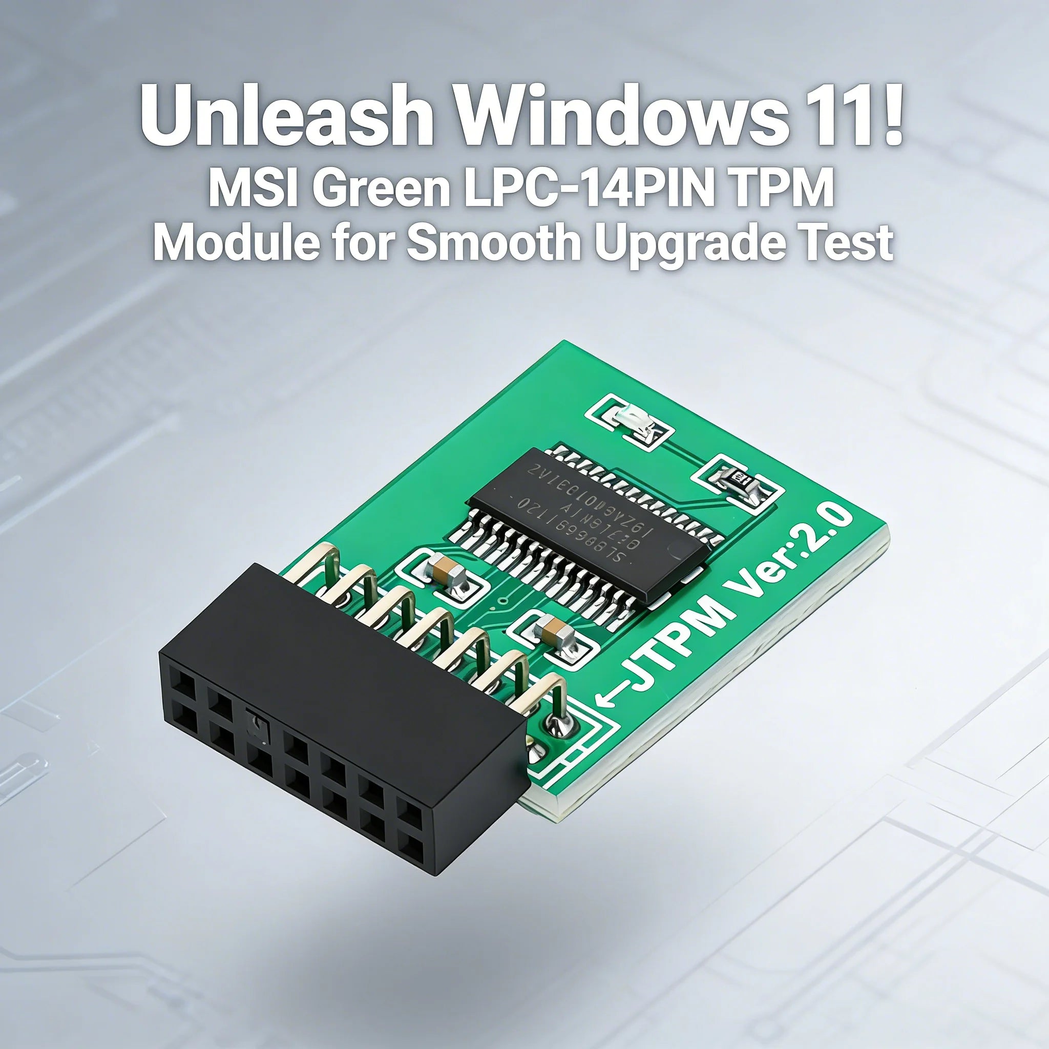 TPM Board 2 0 Module Strong Encryption 14 Pin LPC Interface Win11