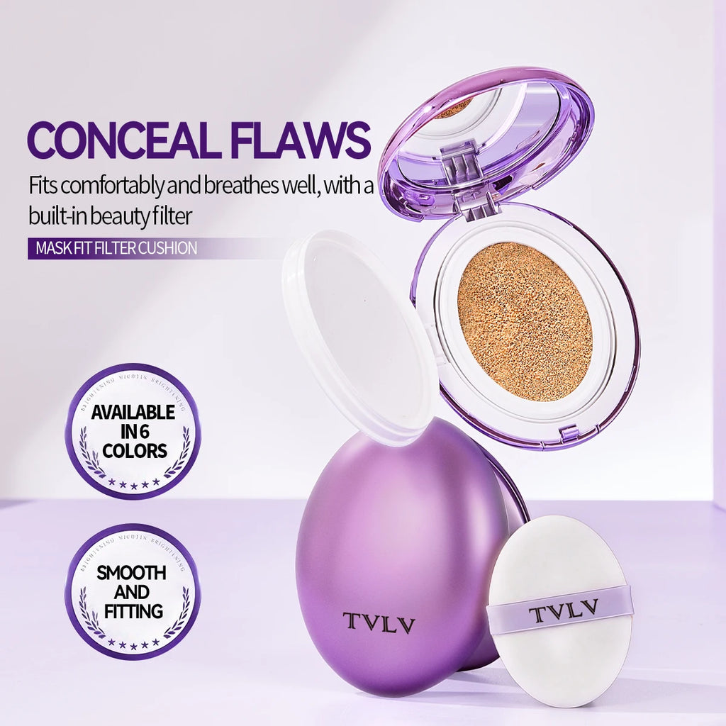 Oval Air Cushion Foundation Make-up Covers Defects Lasting Makeup