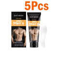 Men's Hair Removal Cream with Scraper Gently Painless Soothing Fast Acting Depilatory for Body Chest Back Legs Underarms Zpaxo 5 x 100g Boxed