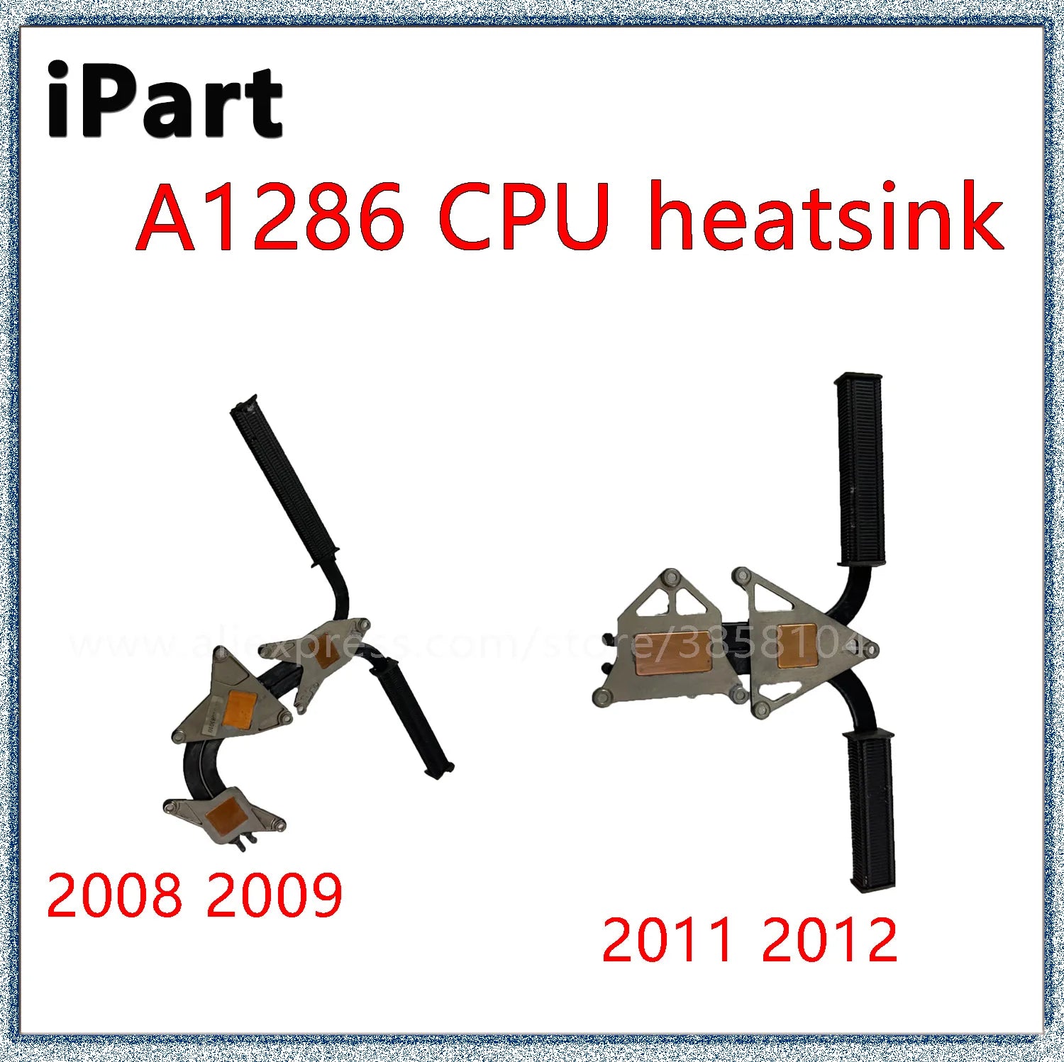 A1286 Heatsink Macbook 15 Heat Sink CPU Cooling 2008 2009 2011 2012