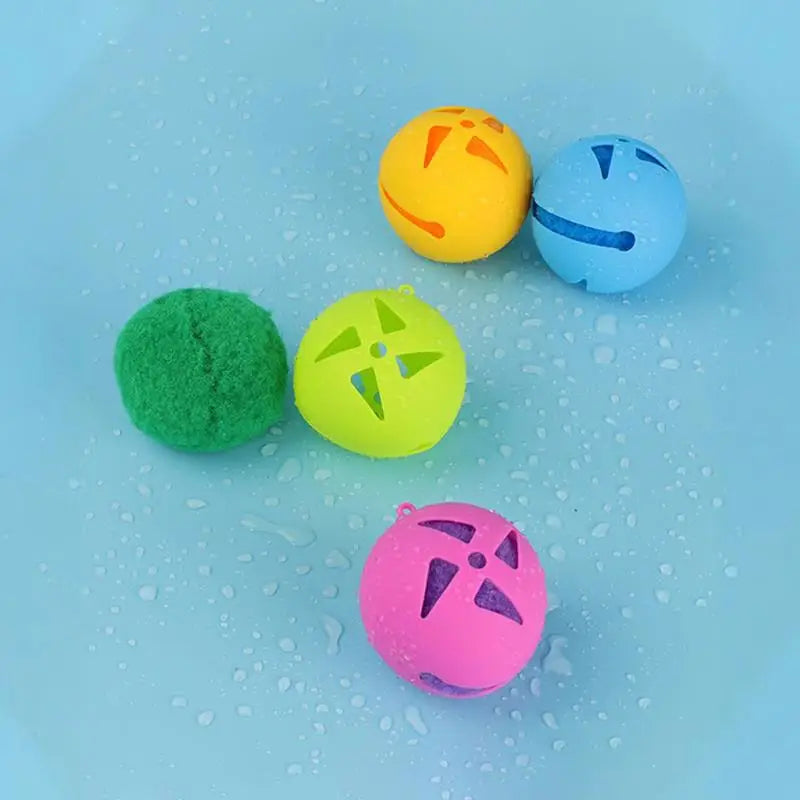 Reusable Water Balloons For Kids Splashing Balls Set Of 5 Fun Reusable Cool Games Water Balloons For Summer Boys Girls Party Zpaxo