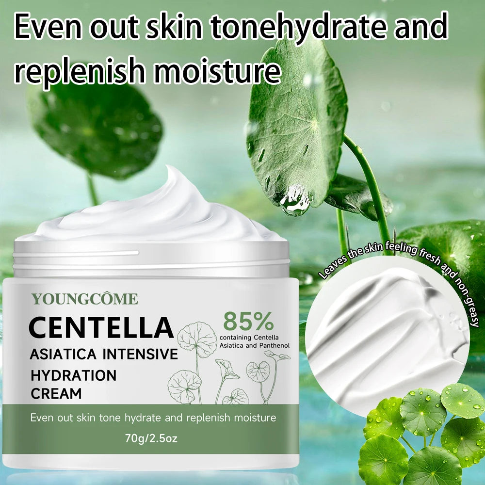 40/70G Cica & Panthenol Moisturizing Cream - Hydrating Face Lotion for All Skin Types, Soothes & Balances Skin Zpaxo